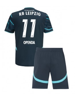 RB Leipzig Lois Openda #11 Ausweichtrikot für Kinder 2024-25 Kurzarm (+ Kurze Hosen)